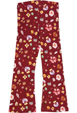 Green Cotton Dazzle flared pants