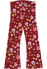 Green Cotton Dazzle flared pants