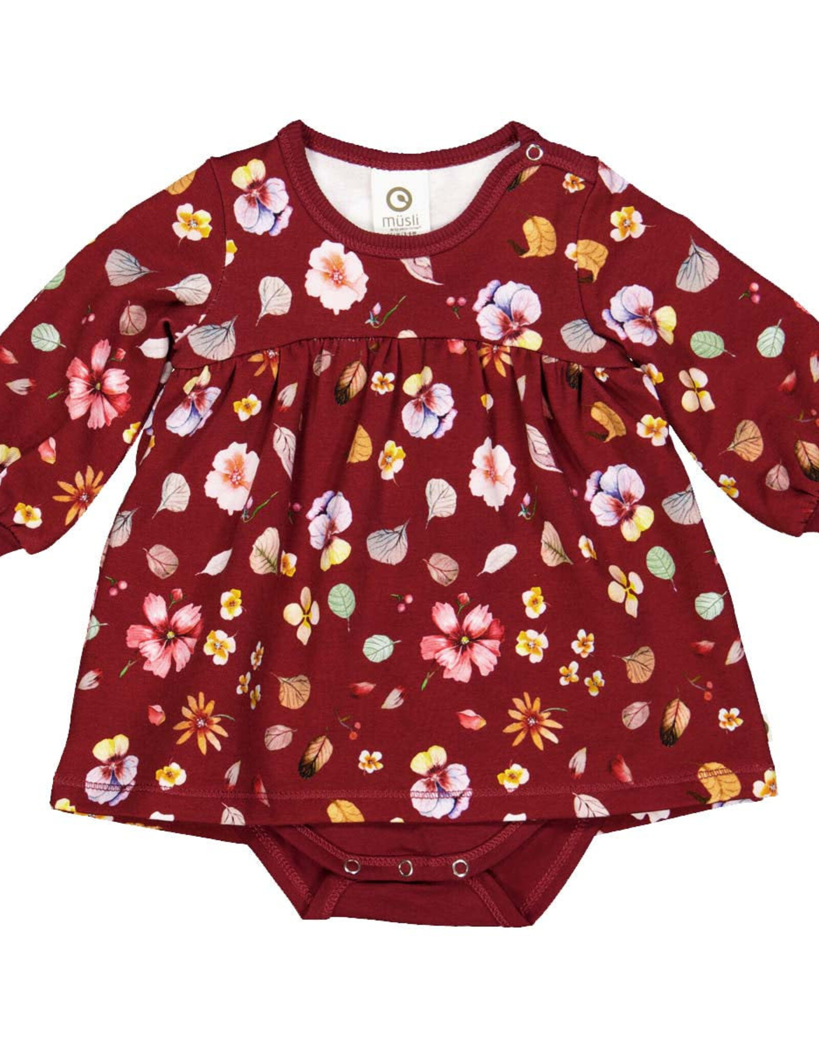 Green Cotton Dazzle l/s dress body