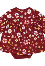 Green Cotton Dazzle l/s dress body