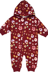 Green Cotton Dazzle Zip Bodysuit