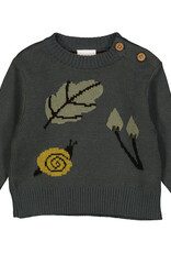 Green Cotton Forest Knit Sweater