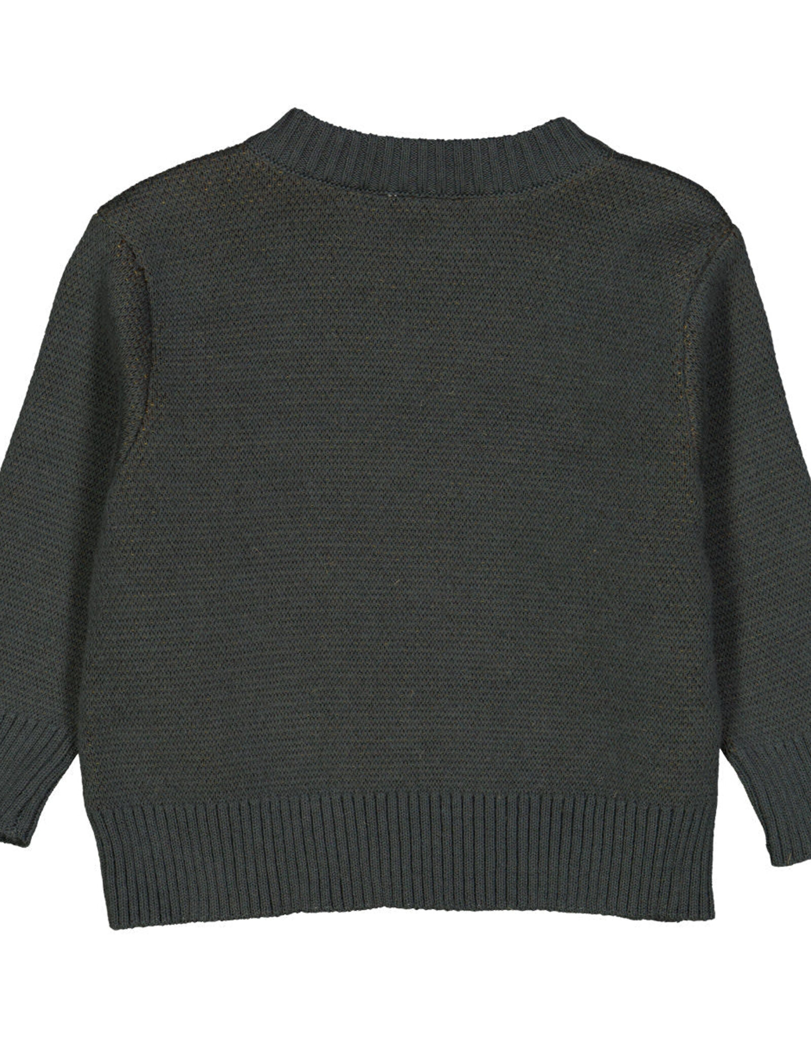 Green Cotton Forest Knit Sweater