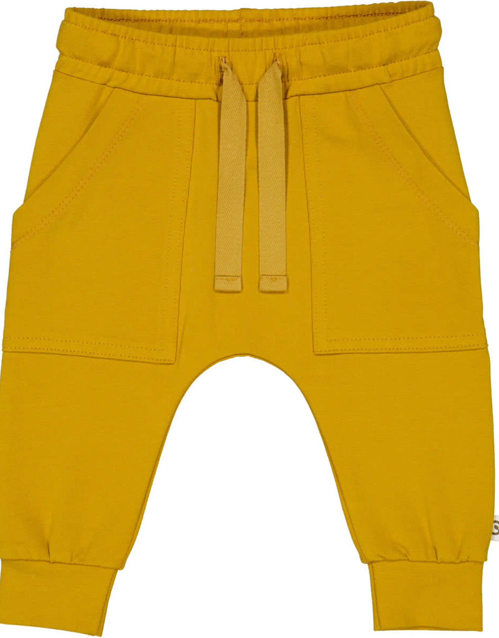 Green Cotton Cozy me big pocket pants baby