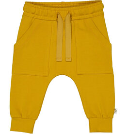 Green Cotton Cozy me big pocket pants baby