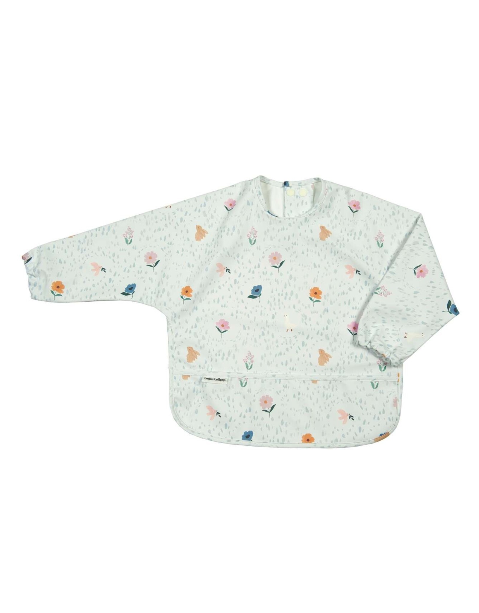 Loulou Lollipop Long Sleeve Bib - Country Floral Loulou Lollipop Long Sleeve Bib - Country Floral