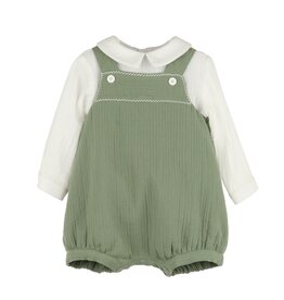 Casero Luli and Me Baby Boys Romper with Shirt