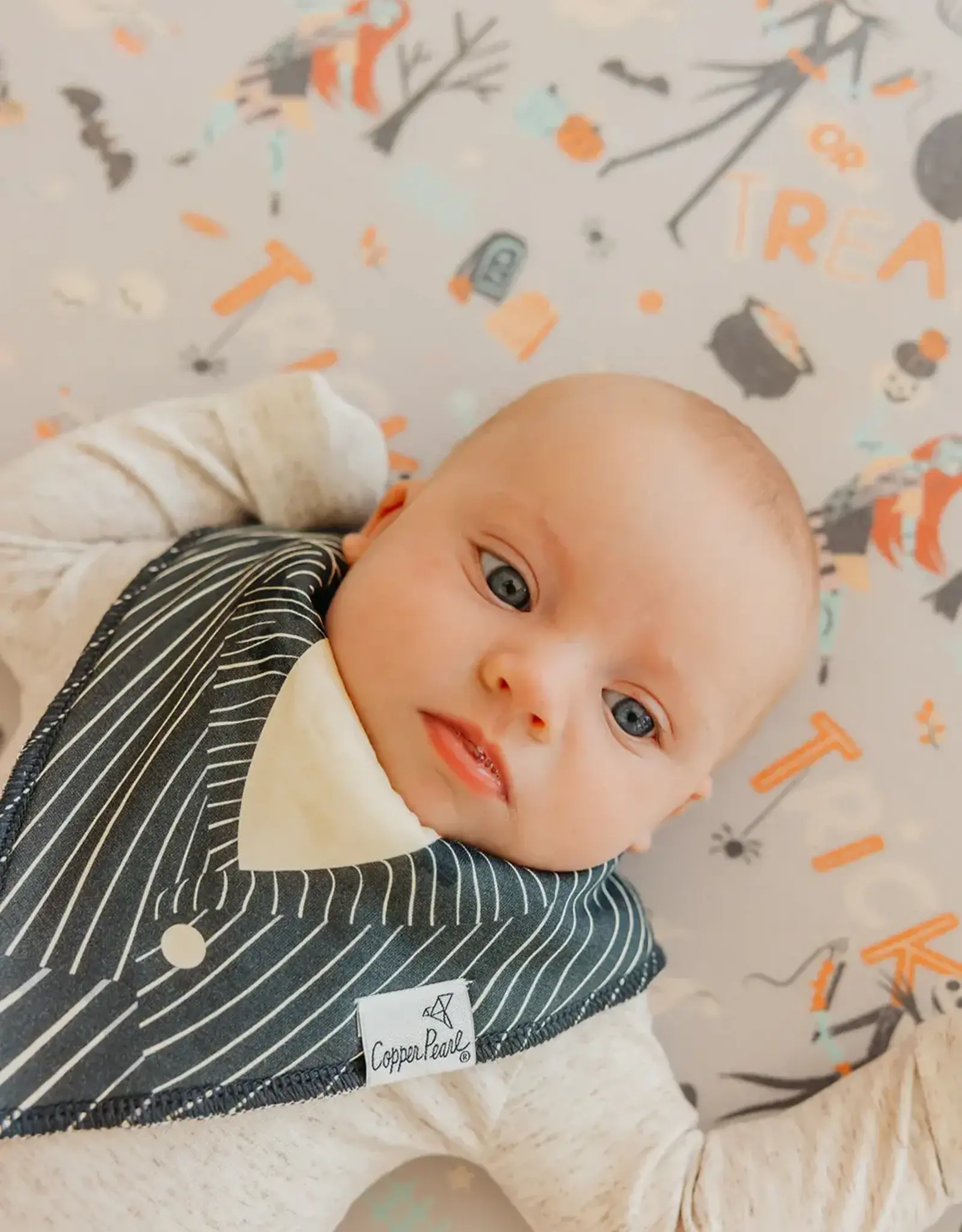 Copper Pearl Nightmare Before Christmas Bandana Bibs