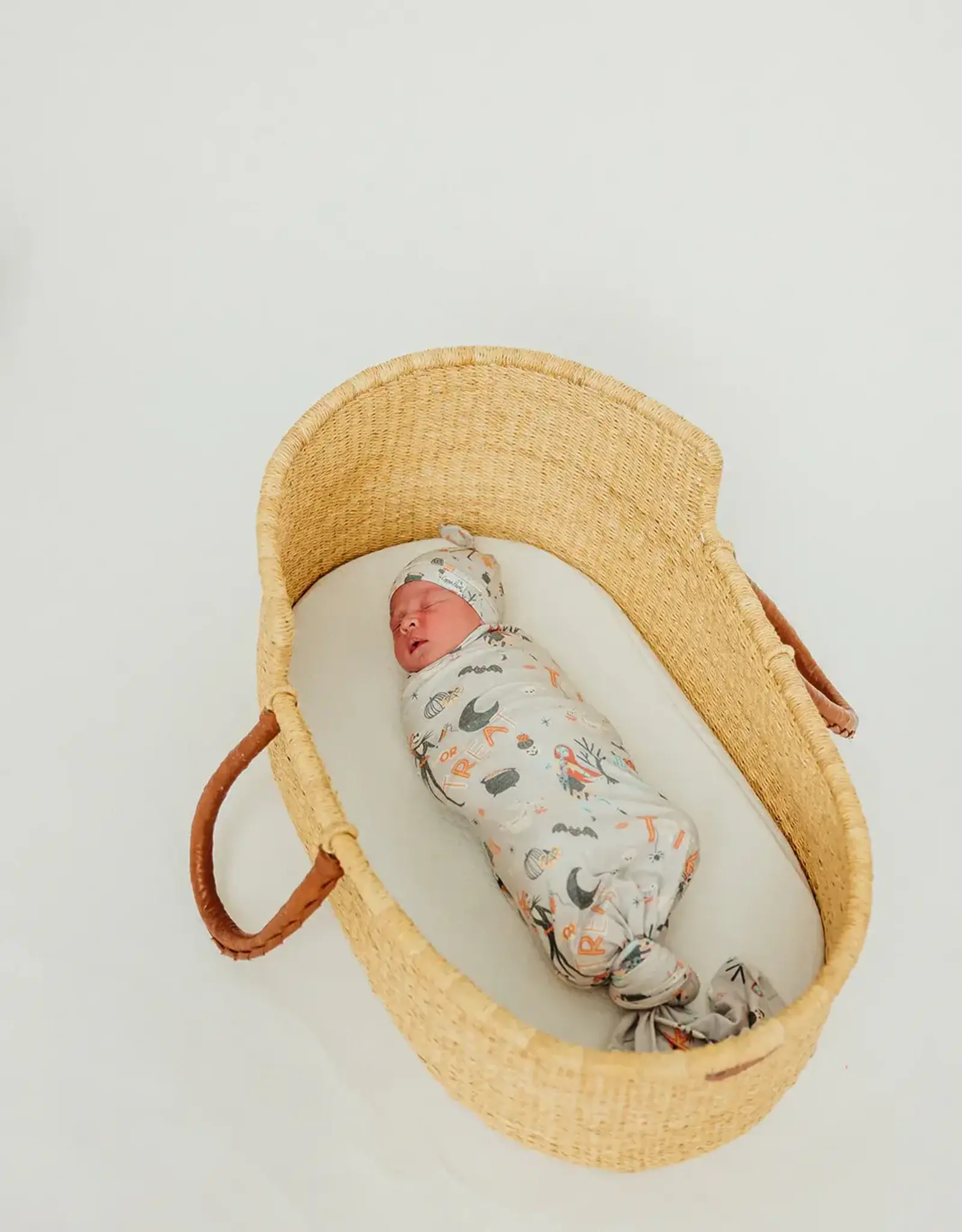 Copper Pearl Nightmare Before Christmas Swaddle Blanket