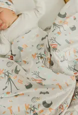 Copper Pearl Nightmare Before Christmas Swaddle Blanket