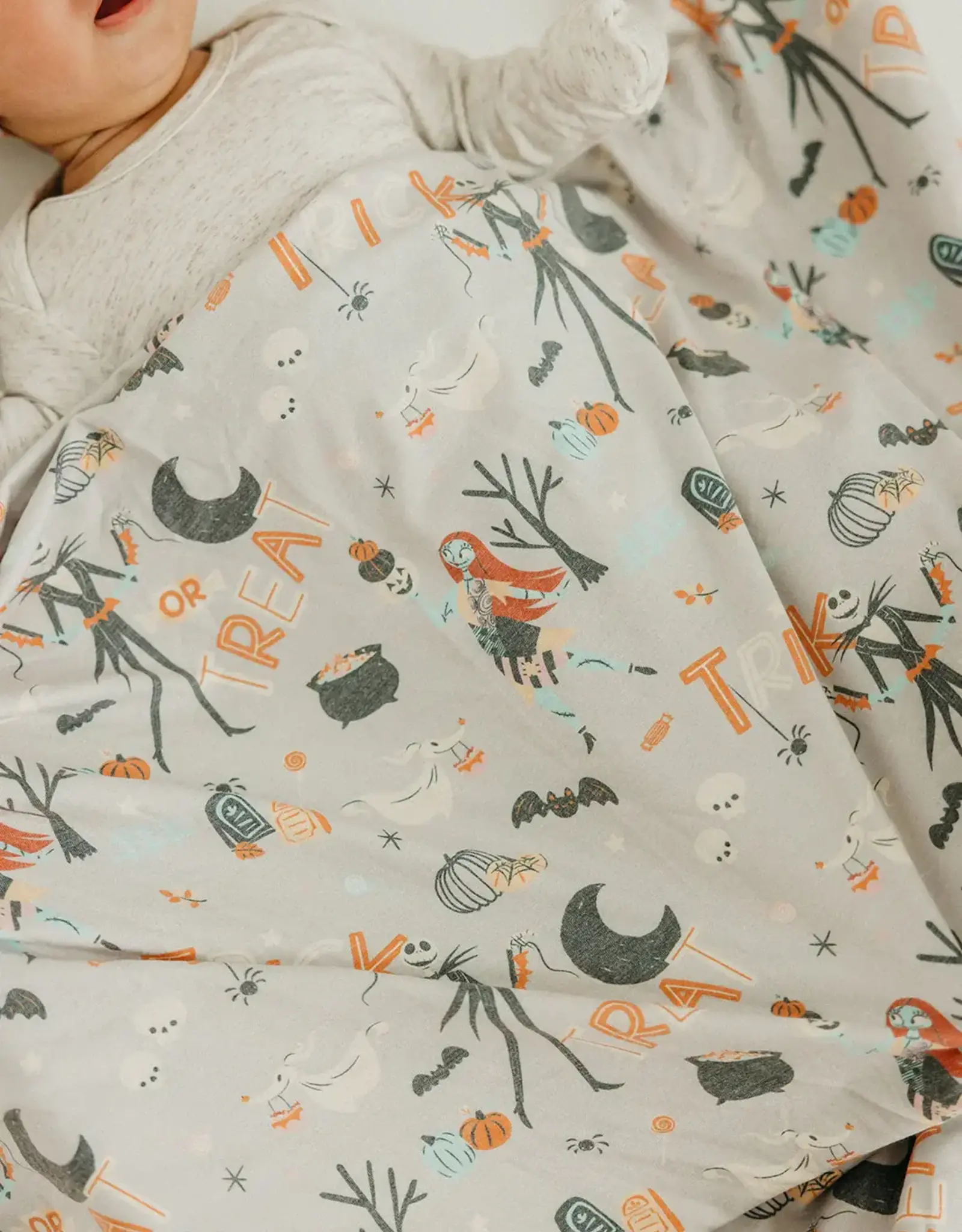 Copper Pearl Nightmare Before Christmas Swaddle Blanket
