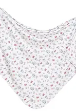 Copper Pearl Minnie Mouse Bowquet Swaddle Blanket