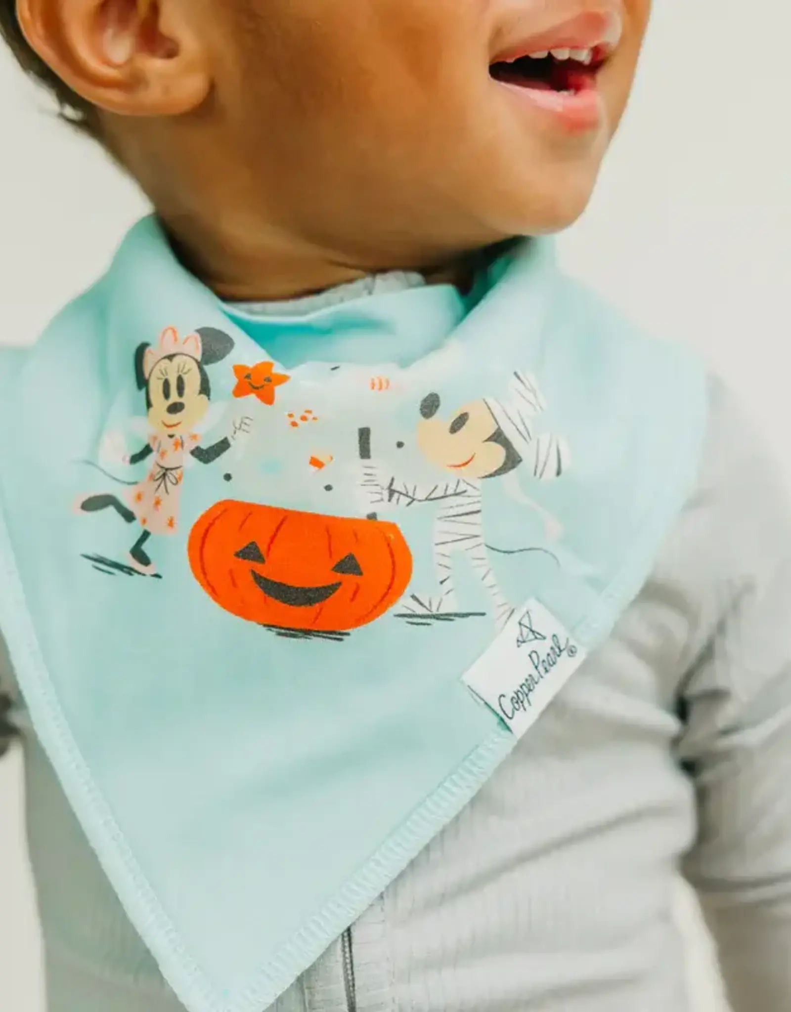 Copper Pearl Mickey Mouse's Boo Bash Bandana Bibs