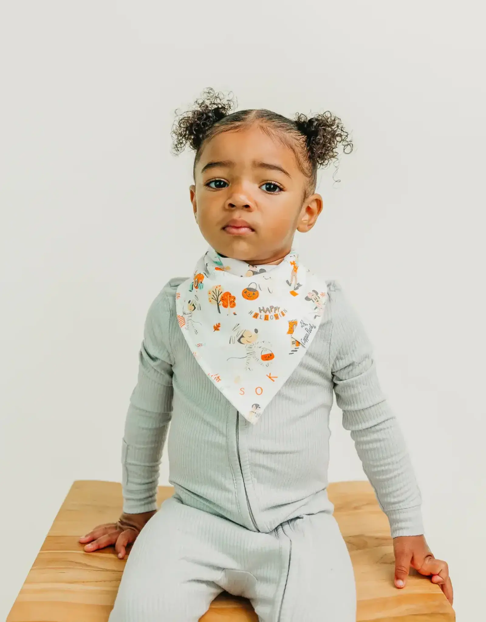 Copper Pearl Mickey Mouse's Boo Bash Bandana Bibs