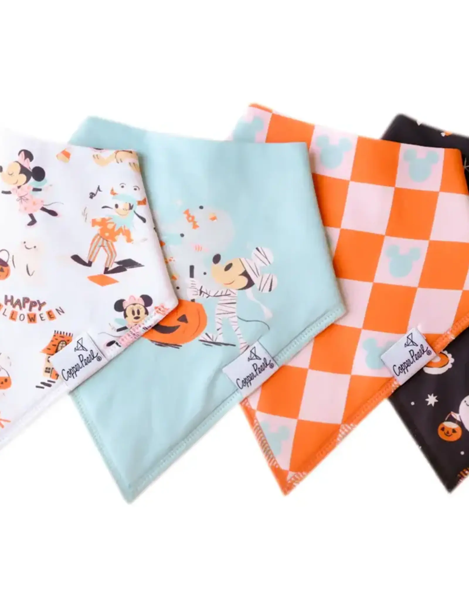 Copper Pearl Mickey Mouse's Boo Bash Bandana Bibs