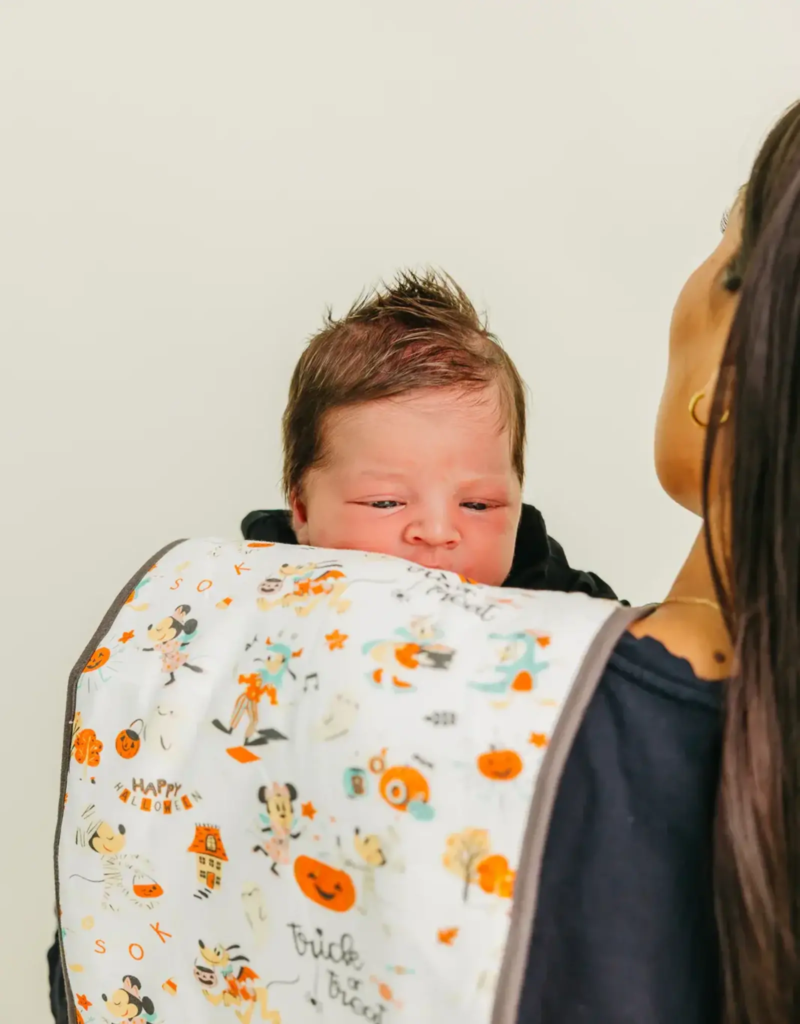 Copper Pearl Mickey Mouse's Boo Bash Burp Cloth