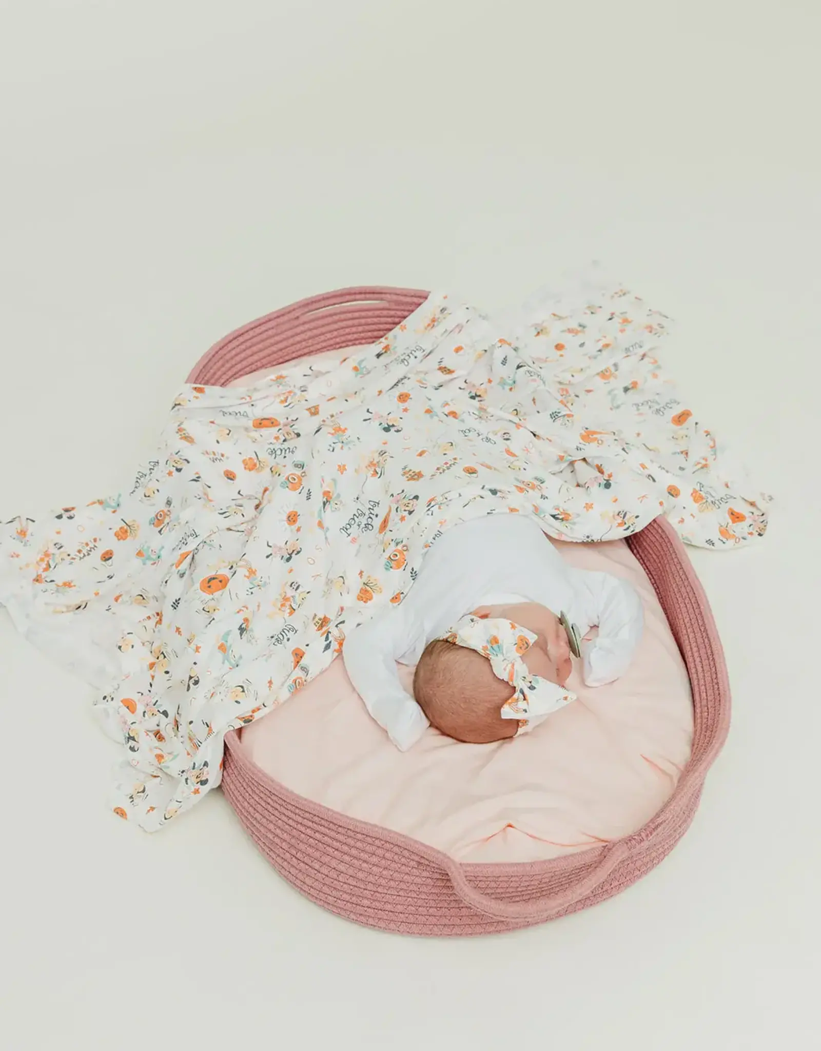 Copper Pearl Mickey Mouse's Boo Bash Swaddle Blanket