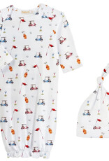 Baby Club Chic Golf Club Gown & Hat Set