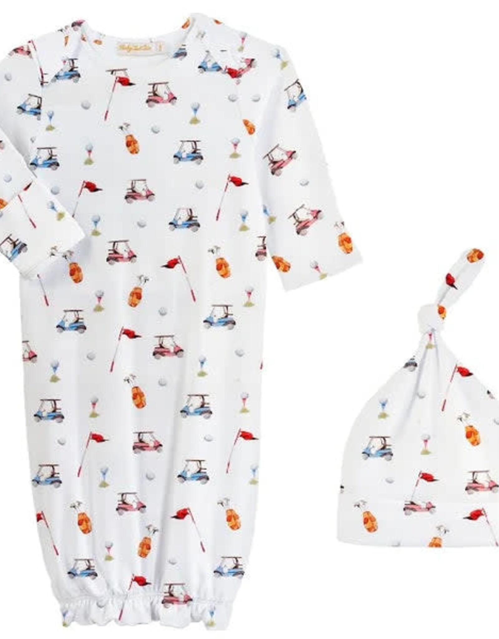 Baby Club Chic Golf Club Gown & Hat Set