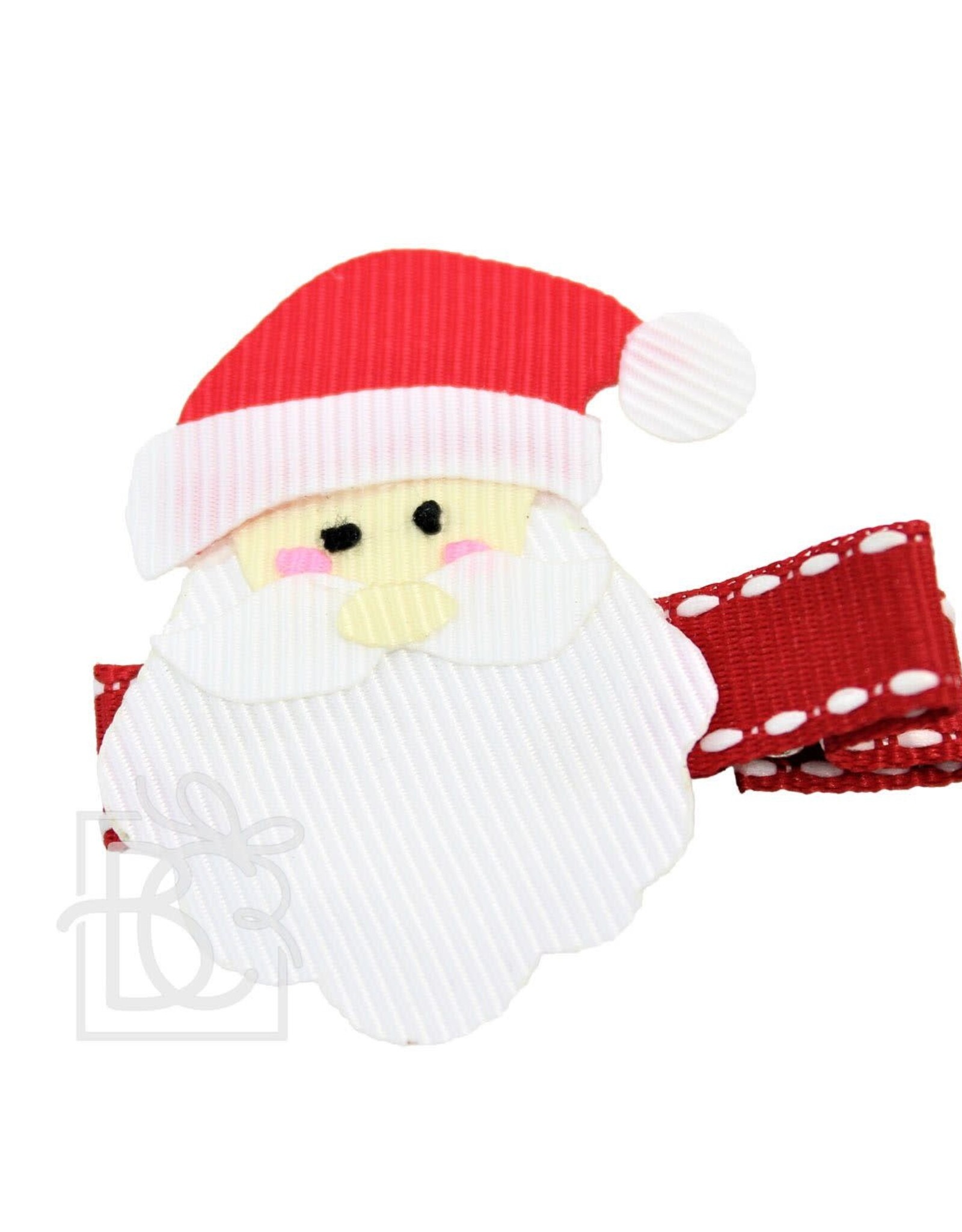 Beyond Creations Santa's Face on Pinch Clip