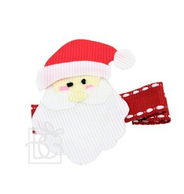 Beyond Creations Santa's Face on Pinch Clip