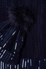 Abel & Lula Abel & Lula Hat & Scarf Set in Navy