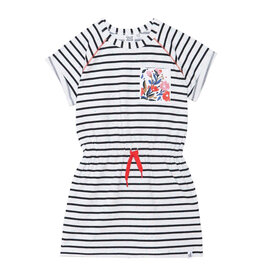 Deux Par Deux Adventure Printed Dress w/Pocket
