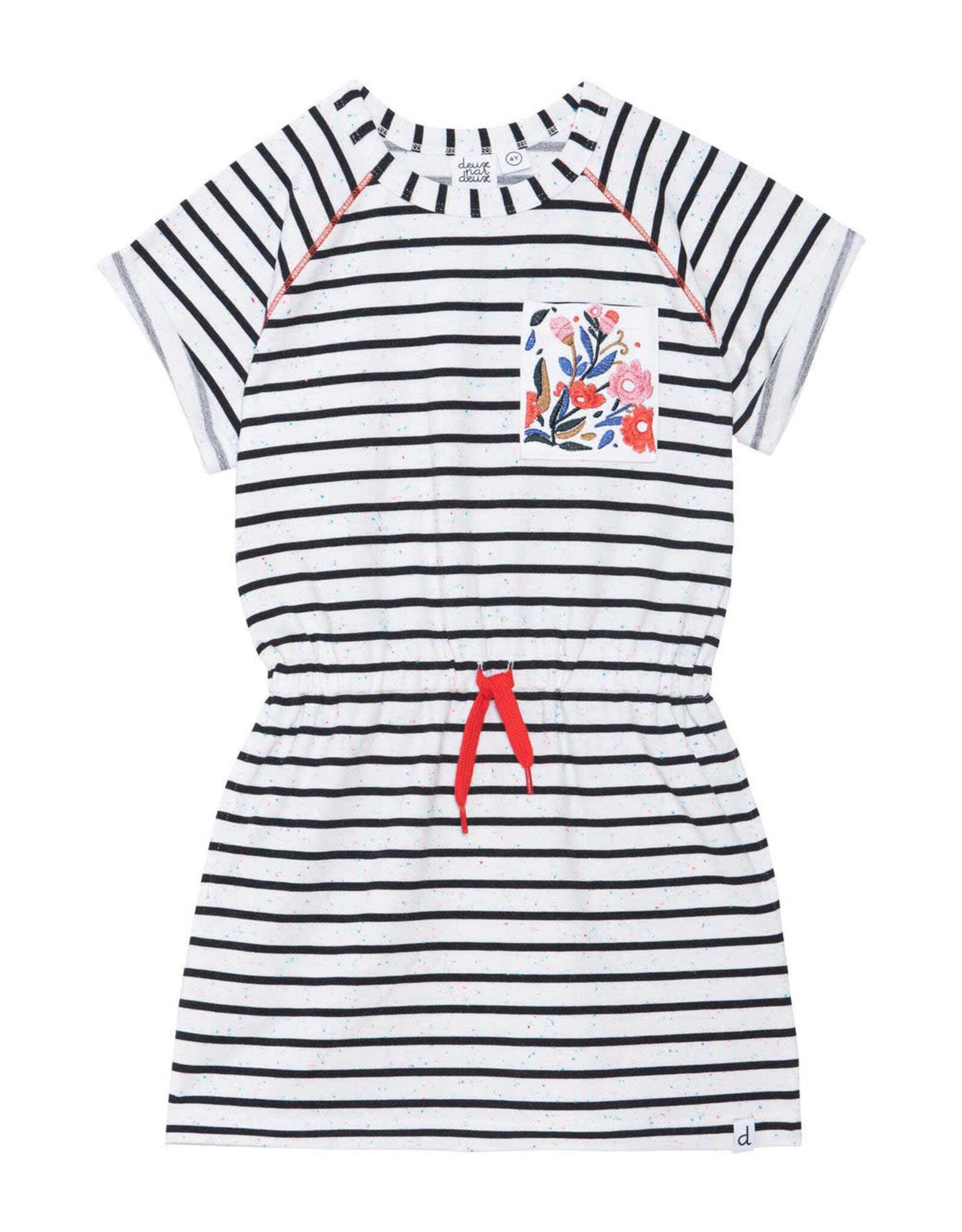 Deux Par Deux Adventure Printed Dress w/Pocket