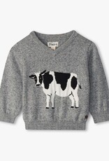 Milk Cow V-neck Sweater