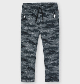 Mayoral Asphalt Printed Knit Pant