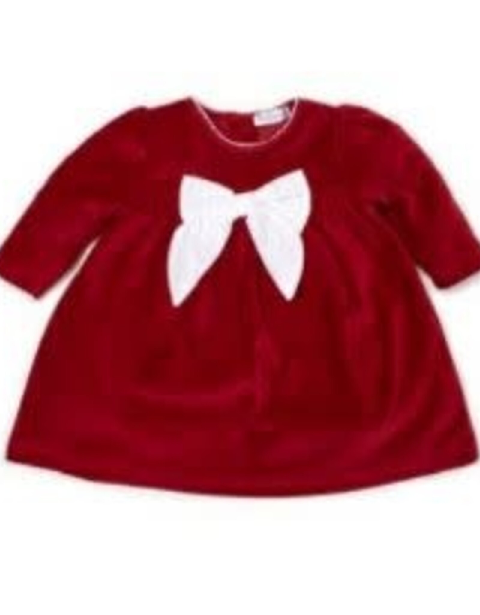 Kissy Kissy Jingle All The Way Velour Dress