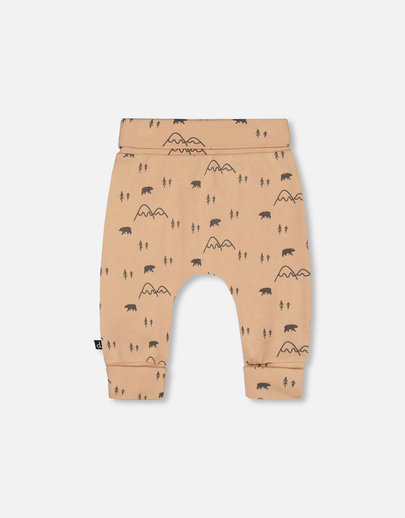 Deux Par Deux Bear & Mountains Organic Cotton Evolutif Pant