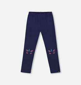 Deux Par Deux Peacoat Unicorn Leggings