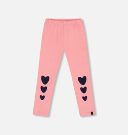 Deux Par Deux Mauve Glow Heart Leggings