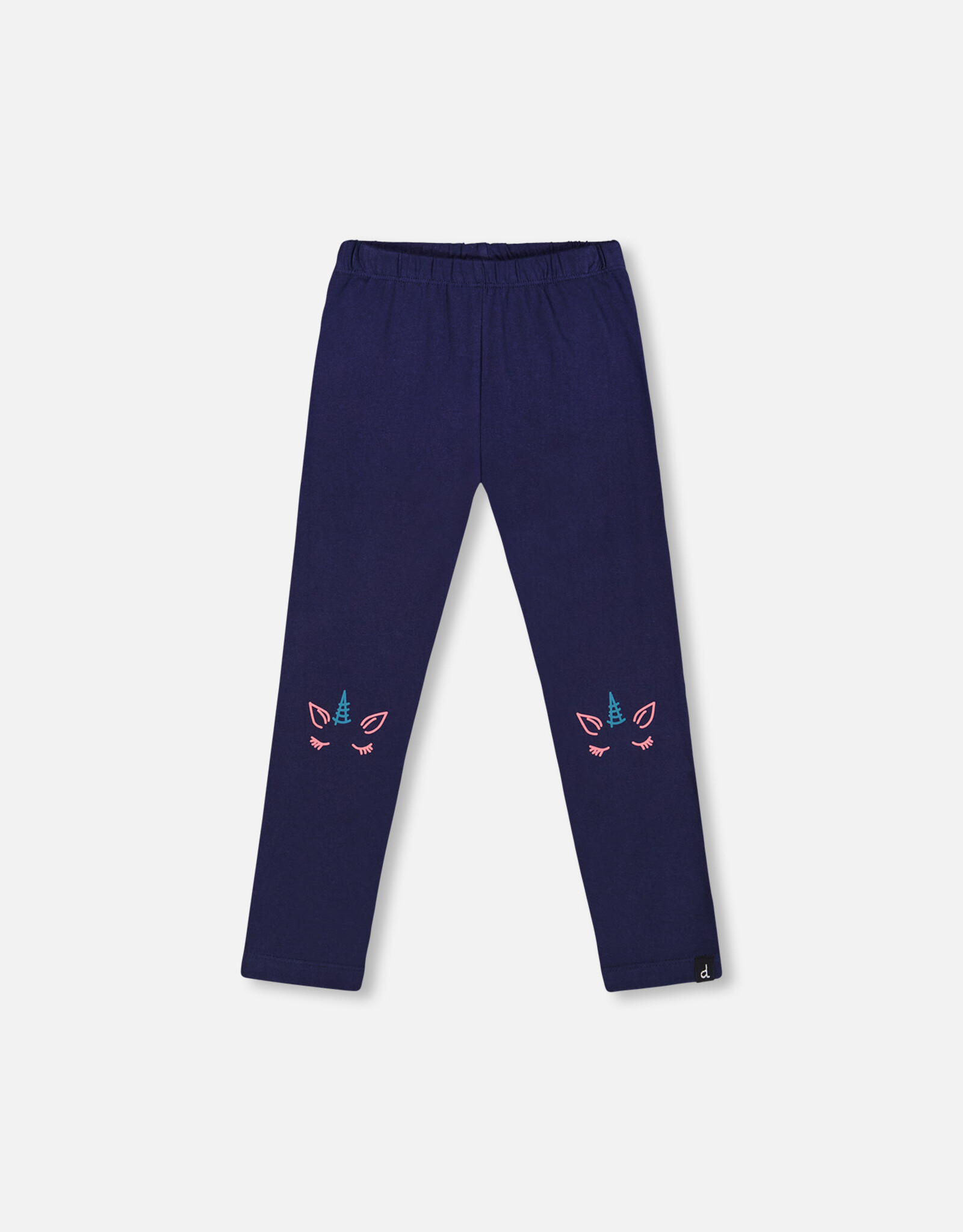 Deux Par Deux Peacoat Unicorn Leggings