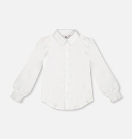 Deux Par Deux White Formal Long Sleeve w/Accent Wrist