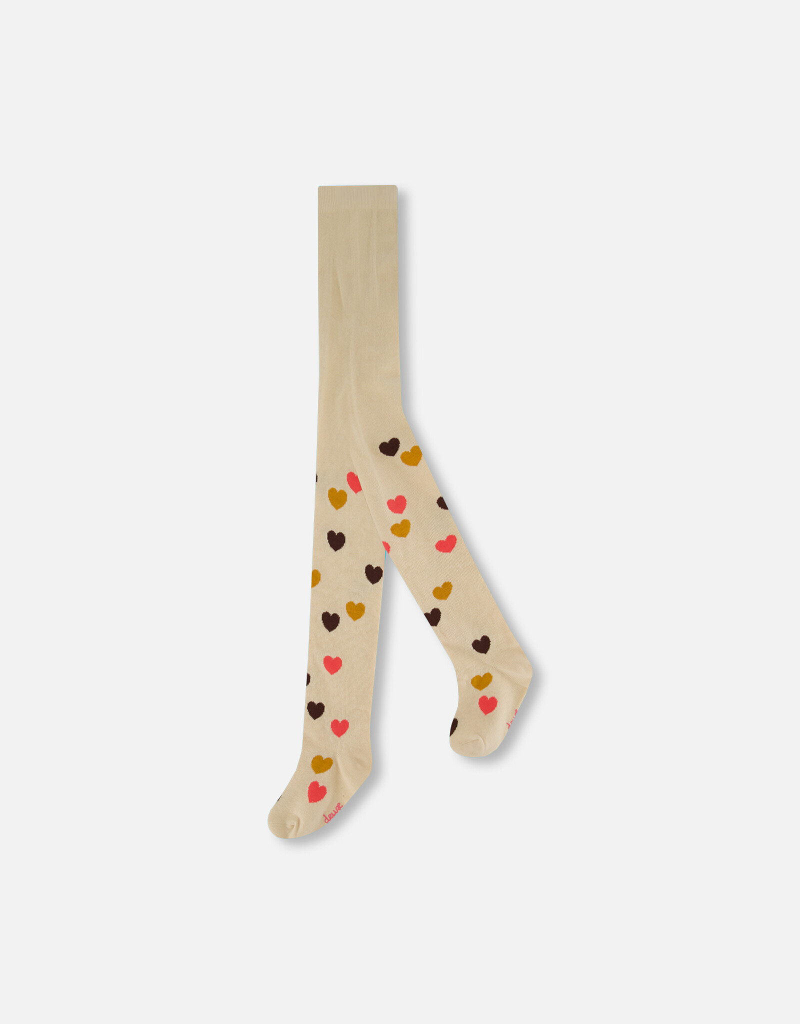 Deux Par Deux Pastel Rose Knit Tights