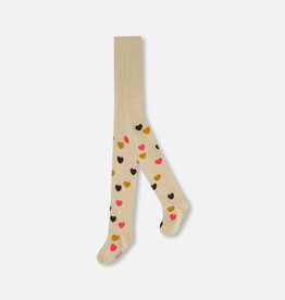 Deux Par Deux Pastel Rose Knit Tights