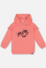 Deux Par Deux Tea Rose Hooded XOXO Tunic