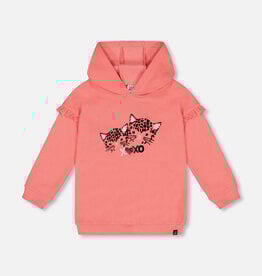 Deux Par Deux Tea Rose Hooded XOXO Tunic