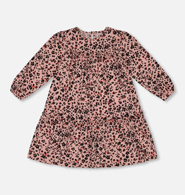Deux Par Deux Tea Rose Floral Dress