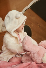 Deux Par Deux Baby Flowers Zip Up with Ears on Hood