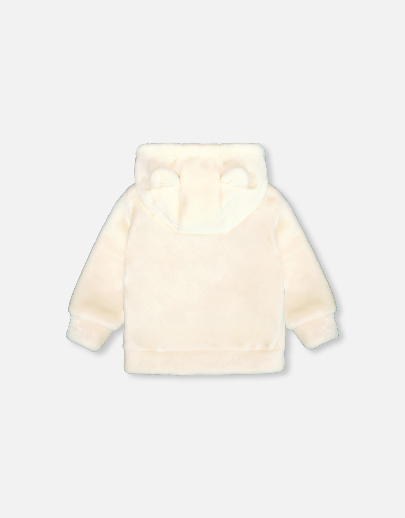 Deux Par Deux Baby Flowers Zip Up with Ears on Hood