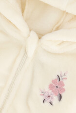 Deux Par Deux Baby Flowers Zip Up with Ears on Hood
