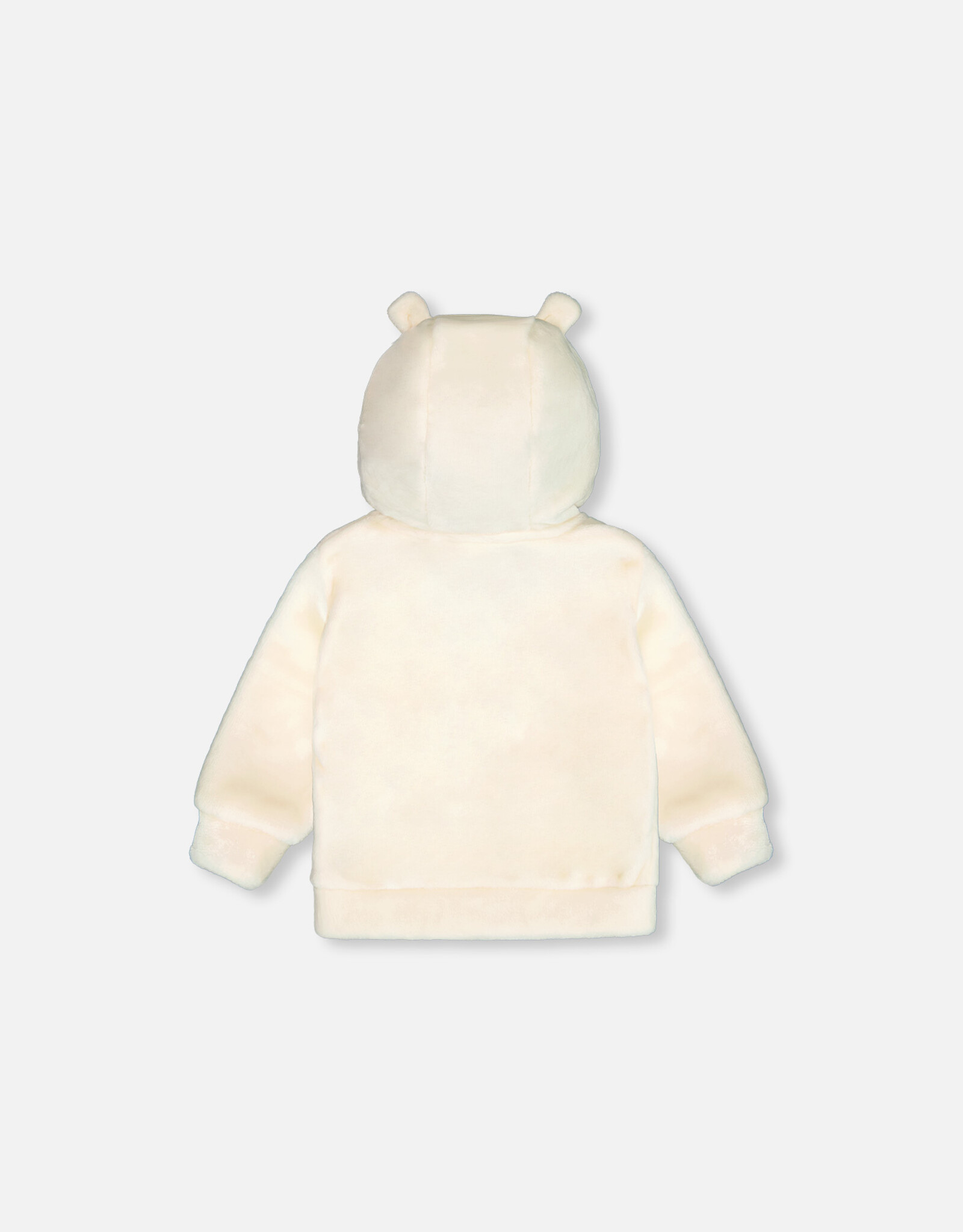 Deux Par Deux Baby Flowers Zip Up with Ears on Hood