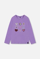 Deux Par Deux Bougainvillea Tic Tac Toe Long Sleeve