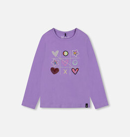 Deux Par Deux Bougainvillea Tic Tac Toe Long Sleeve