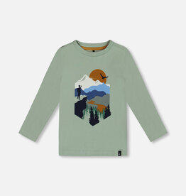 Deux Par Deux Jadeite Long Sleeve Hiking T-Shirt