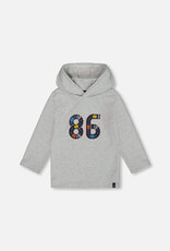 Deux Par Deux Grey 86 Racer Hoodie