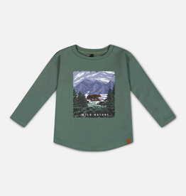 Deux Par Deux Dark Forest Wild Nature T-Shirt